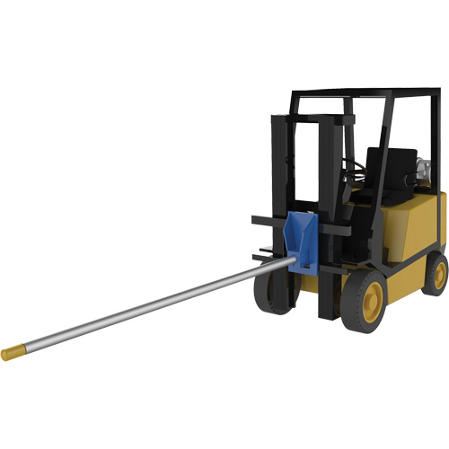 Forklift Carpet Boom, 108-1/2" Length, Carriage Mount, 2500 lbs. Capacity NTL Industrial