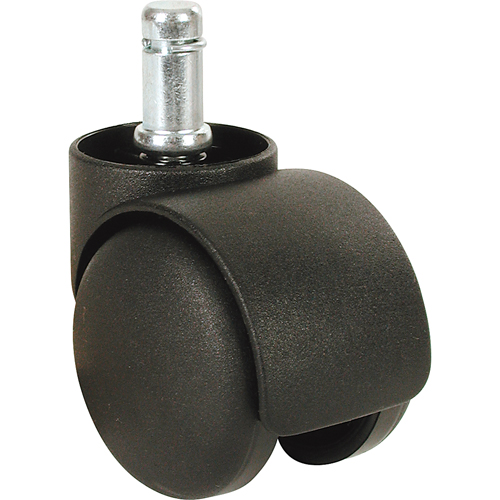Twin Wheel Caster (300/400 Series), Swivel, 2" (51 mm) Dia., 75 lbs. (34 kg.) Capacity NTL Industrial