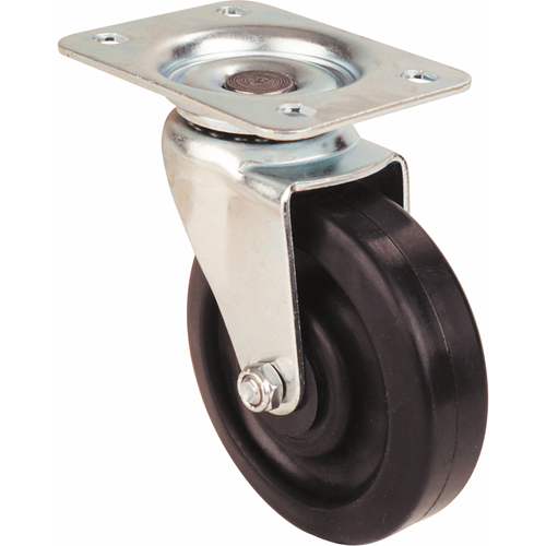 Light-Duty Caster, Swivel, 3" (76 mm), Polyolefin, 250 lbs. (113 kg.) NTL Industrial