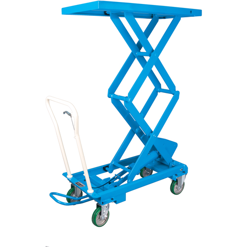 Scissor Lift Tables, 20-1/2" L x 39-3/4" W, Steel, 660 lbs. Capacity NTL Industrial