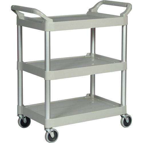 Light-Duty Utility Cart, 3 Tiers, 19" x 38" x 34", 200 lbs. Capacity NTL Industrial