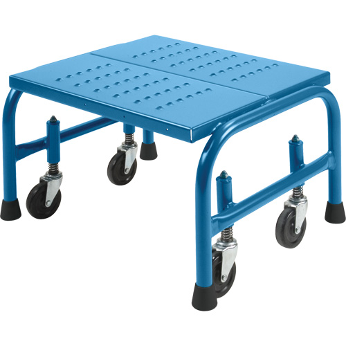 Rolling Step Stand 20 X 16 X 12, 1 Steps, 18" Step Width, 12" Platform Height, Steel NTL Industrial