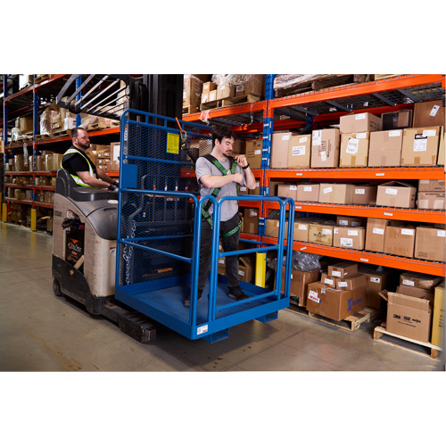 High Work Maintenance Platform, 48" W x 48" D x 72" H, 1000 lbs. Capacity, Steel NTL Industrial