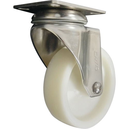 Roulette, Pivotant, 4" (101,6 mm), Nylon, 200 lb (91 kg) NTL Industrial