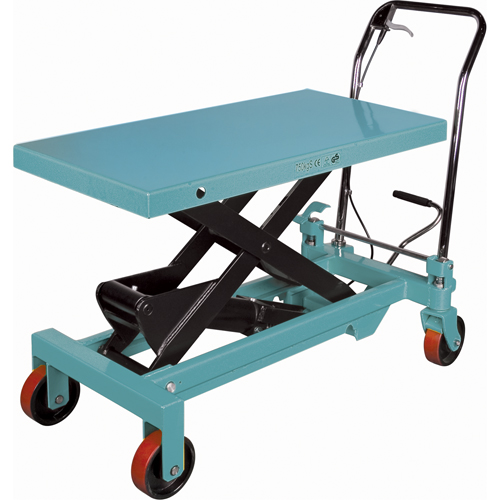 Heavy-Duty Hydraulic Scissor Lift Table, 39-3/8" L x 20-1/8" W, Steel, 1650 lbs. Capacity NTL Industrial