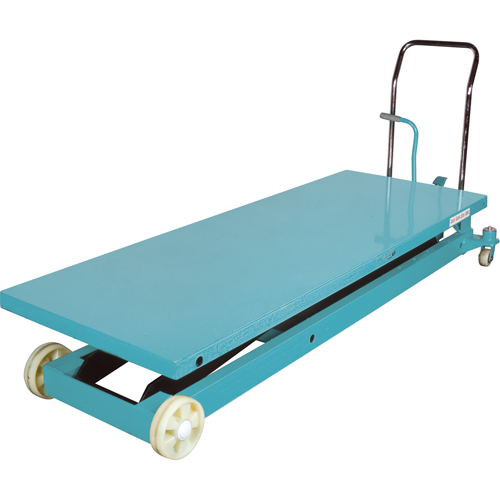 Table &eacute;l&eacute;vatrice robuste &agrave; ciseaux hydraulique, 80-1/8" lo x 29-1/2" la, Acier, Capacit&eacute; 2200 lb NTL Industrial