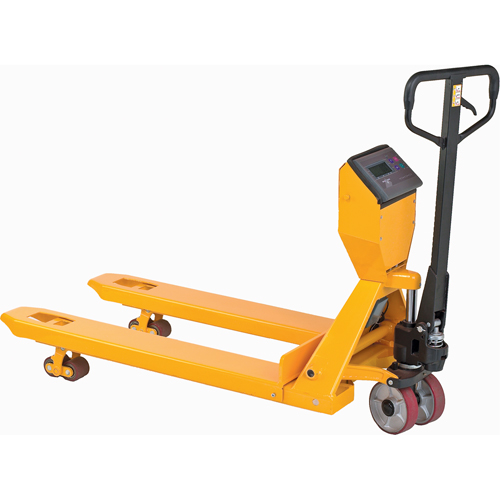Digital Scale Pallet Truck, 27.5" L x 27.5" W, 5000 lbs. Cap. NTL Industrial