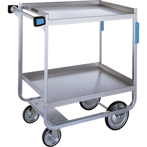 Heavy-Duty U Frame Carts, 2 Tiers, 19-3/8" W x 34-1/2" H x 32-5/8" D, 700 lbs. Capacity NTL Industrial