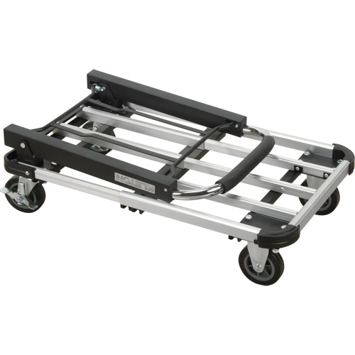 Foldable Platform Trucks, Aluminum, 300 lbs., 28" L x 16" W, 32" High NTL Industrial