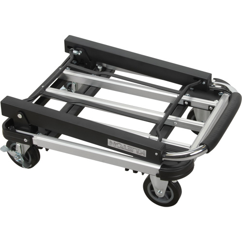 Foldable Platform Trucks, Aluminum, 300 lbs., 28" L x 16" W, 32" High NTL Industrial