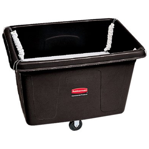 Cube Truck with Spring Platform, Polyethylene, 44-1/16" L x 31" W x 32-1/2" H, 14 cu.ft. Volume, 500 lbs. Capacity NTL Industrial