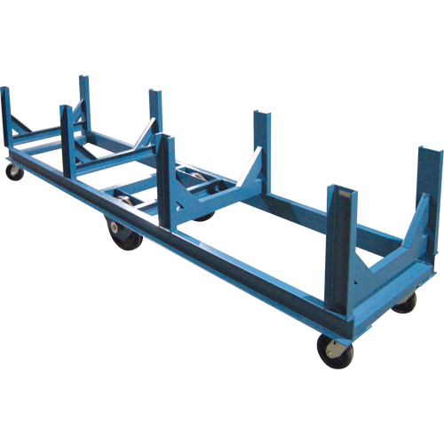 Bar Cradle Truck, 120" L x 28" W x 29" H, 5000 lbs. Capacity, Phenolic Wheels NTL Industrial