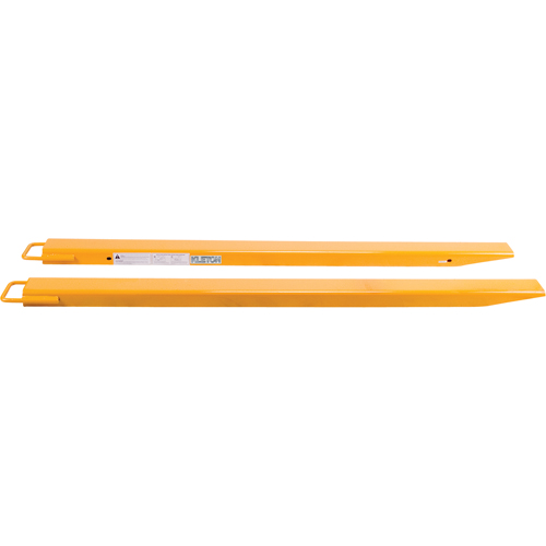 Rallonges de fourches, 72" l x 5" la, Pour des largeurs de fourches 4" NTL Industrial