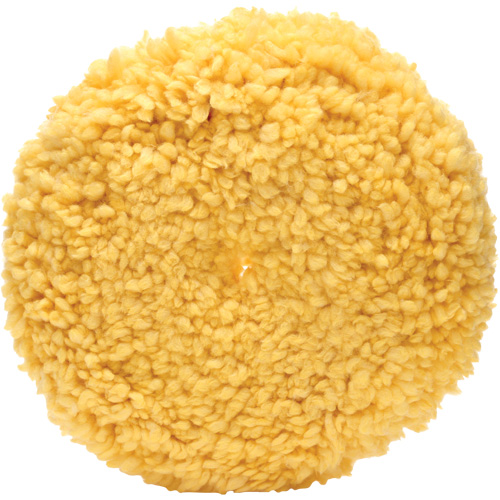 Hookit Polishing Pad, 9" Dia., Wool Blend NTL Industrial