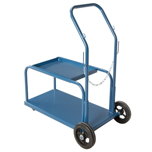 Mini-MIG Welding Cart, Rubber Wheels, 18" W x 36" L Base, 1000 lbs. NTL Industrial