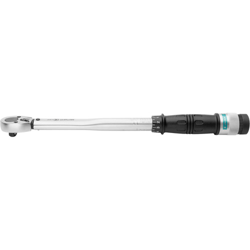 JTW-3880 Torque Wrench, Click, 3/8" Square Drive, 15 - 80 ft/lbs. NTL Industrial