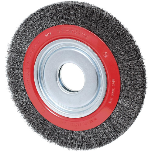 Meule 101H-3M &agrave; fils cr&ecirc;p&eacute;s, 10" dia., Fils 0,014", Arbre 2" NTL Industrial