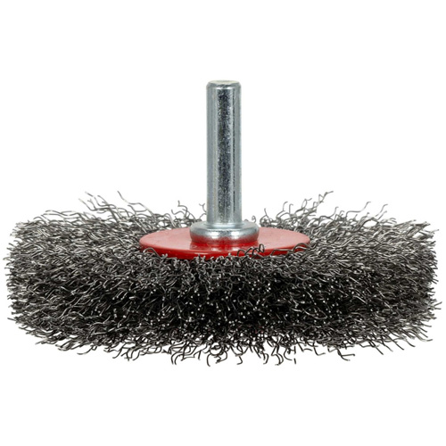 ER300-12 Shaft Mounted Crimped Radial Brush, 3", .012" Fill NTL Industrial