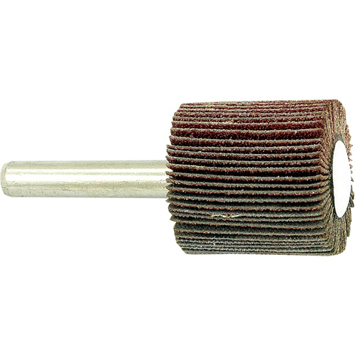 Shaft Mounted Flapwheel, 80 Grit, 1" x 1" x 1/4" NTL Industrial