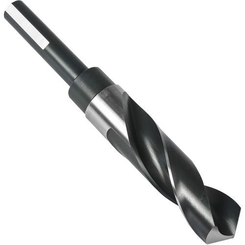 1/2" Reduced 3-Flat Shank Drill Bit, 33/64", High Speed Steel, 3" Flute, 118° Point NTL Industrial