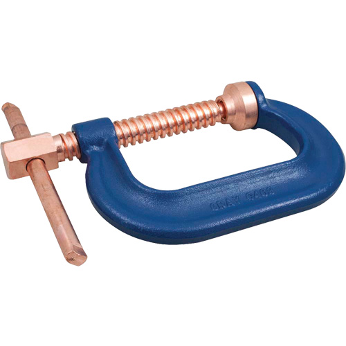 Heavy-Duty Forged C-Clamp, 10" (254 mm) Capacity, 5" (127 mm) Throat Depth NTL Industrial