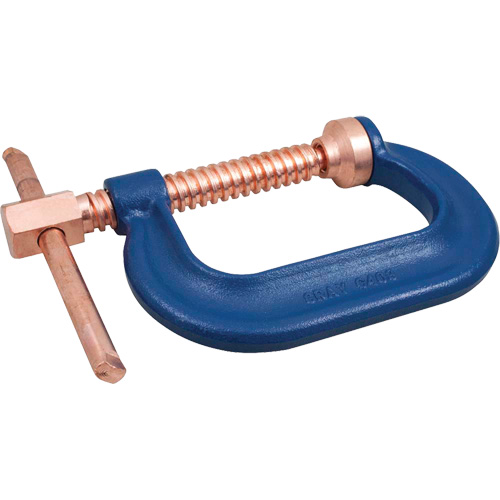 Serre-joint forg&eacute; robuste, Capacit&eacute; de 6" (152 mm), Profondeur de gorge de  NTL Industrial