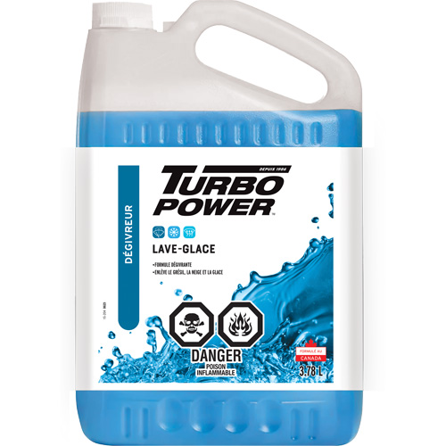 Turbo Power&reg; All-Season Windshield Washer Fluid, Jug, 3.78 L NTL Industrial