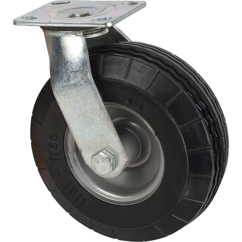 Roulette anticrevaisons, Pivotant, 8" (203,2 mm), Anticrevaison, 275 lb (125 kg) NTL Industrial