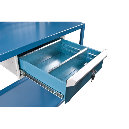 Mobile Service Cart, 2 Tiers, 24" W x 57" H x 40" D, 1200 lbs. Capacity NTL Industrial