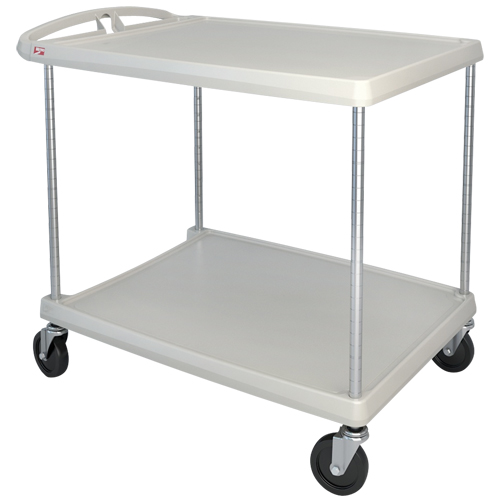 myCart Utility Cart, 2 Tiers, 26" x 36-7/8" x 36", 400 lbs. Capacity NTL Industrial