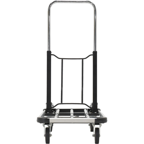 Chariot &agrave; plateforme repliable, Acier inoxydable, 300 lb, 28" lo x 16" la, Hauteur 33-1/2" NTL Industrial