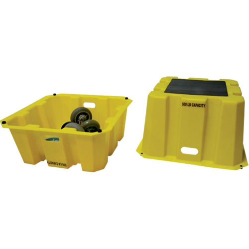 Escabeaux emboîtables industriels, 25" x 25" x Hauteur 10-1/2" NTL Industrial