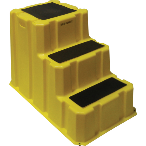 Nestable Industrial Step Stools, 3 Steps, 42" x 25-3/4" x 29" High NTL Industrial