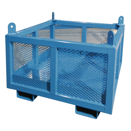 Material Handling Basket, 24" H x 48" W x 48" D, 1000 lbs. Capacity NTL Industrial