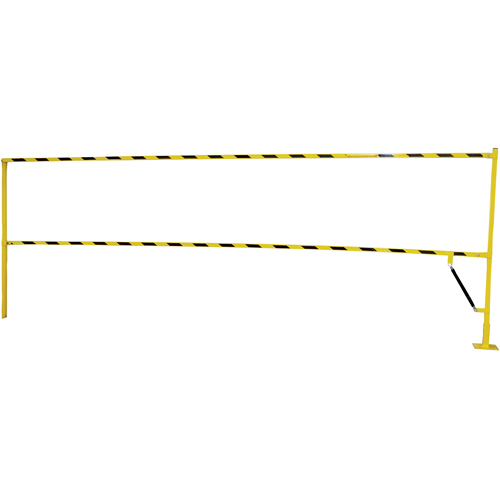 Barri&egrave;re &agrave; bascule de s&eacute;curit&eacute;, 10' lo x 42-5/8" ha, 159" &eacute;lev&eacute;e, Jaune NTL Industrial