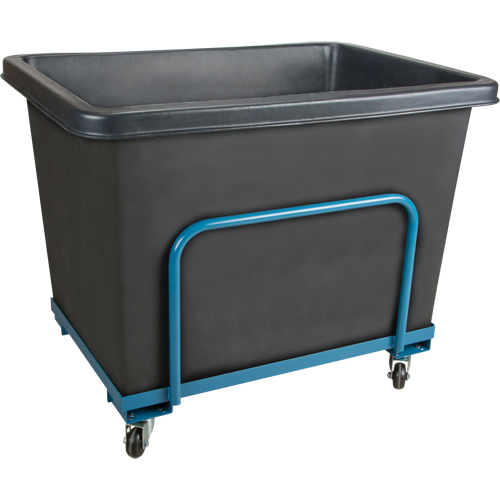 Tapered Wall Box Truck, Polyethylene, 43" L x 30" W x 33" H, 16 cu. ft. Volume, 800 lbs. Capacity NTL Industrial