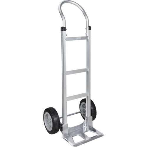 Knocked Down Hand Truck, Continuous Handle, Aluminum, 49-5/8" Height, 500 lbs. Capacity NTL Industrial