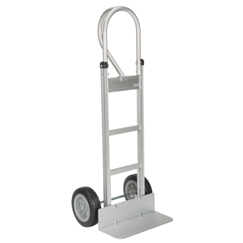 Knocked Down Hand Truck, P-Handle Handle, Aluminum, 52-1/8" Height, 500 lbs. Capacity NTL Industrial