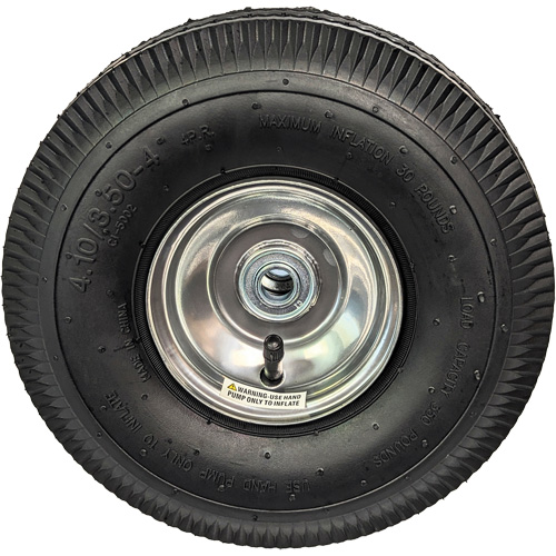 Roue pneumatique de rechange pour diable, 10" (254 mm), Capacit&eacute; de 350 lb NTL Industrial