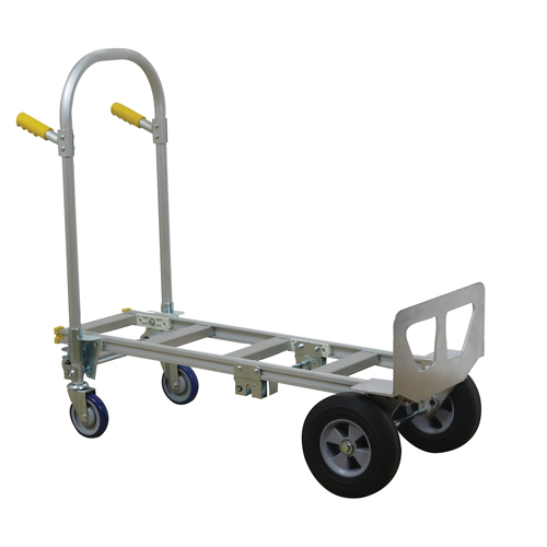 SPTN-JR-T18-SR Spartan Jr. Convertible Hand Truck, Aluminum, 1000 lbs. Capacity NTL Industrial