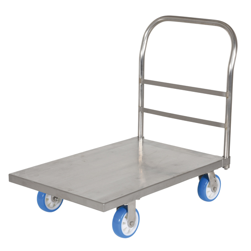 Platform Truck, 36" L x 24" W, 2000 lbs. Capacity, Polyurethane Casters NTL Industrial