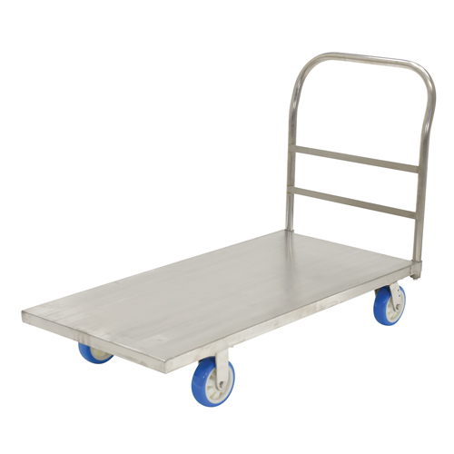 Platform Truck, 48" L x 24" W, 2000 lbs. Capacity, Polyurethane Casters NTL Industrial