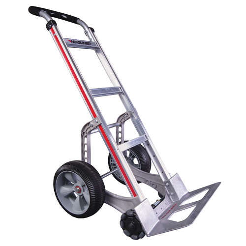Self-Stabilizing Hand Truck, Continuous Handle, Aluminum, 55'' Height, 500 lbs. Capacity NTL Industrial