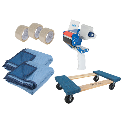 Moving Kit, Wood Frame, 18" W x 30" L, 1000 lbs. Capacity NTL Industrial