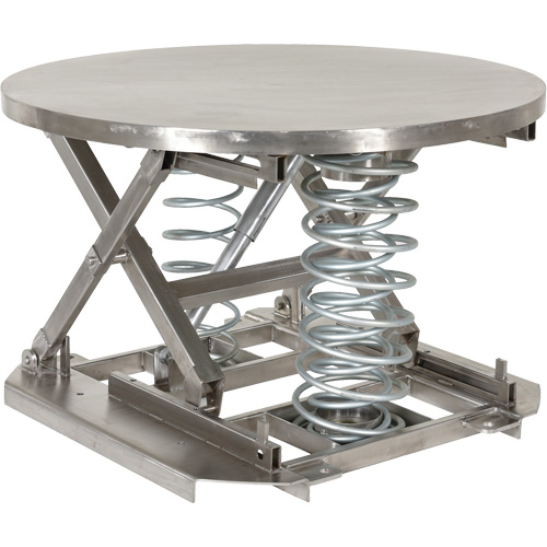 Table &eacute;l&eacute;vatrice de palettes, 43 5/8" lo x 43 5/8" la, Capacit&eacute; 4500 lb NTL Industrial