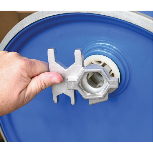 Cl&eacute; pour baril, Ouverture de 3/4"/2", Poign&eacute;e 9-1/2", Acier inoxydable NTL Industrial