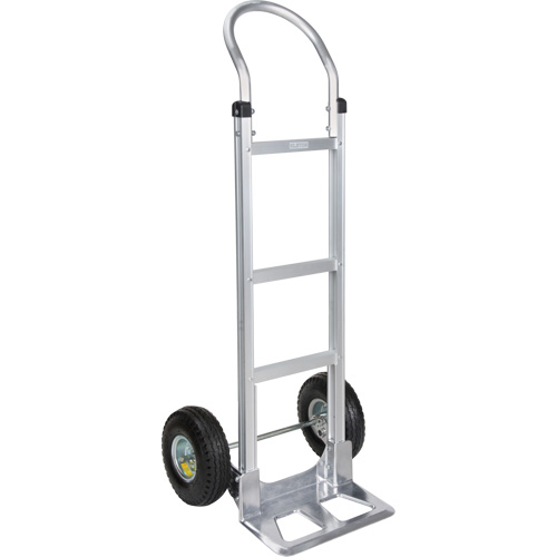 Knocked Down Hand Truck, Continuous Handle, Aluminum, 49-5/8" Height, 500 lbs. Capacity NTL Industrial