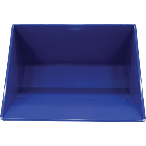 Conteneur autobasculeur, Acier, 3 vg³, Bleu NTL Industrial