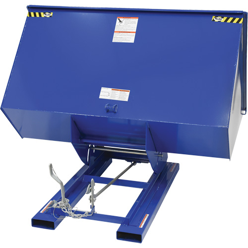 Conteneur autobasculeur, Acier, 3 vg³, Bleu NTL Industrial