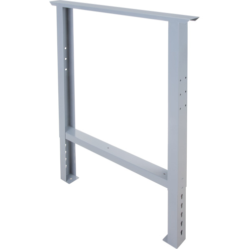 Pattes d'&eacute;tabli pour service industriel, Acier, 30" p x 34" h, Simple NTL Industrial